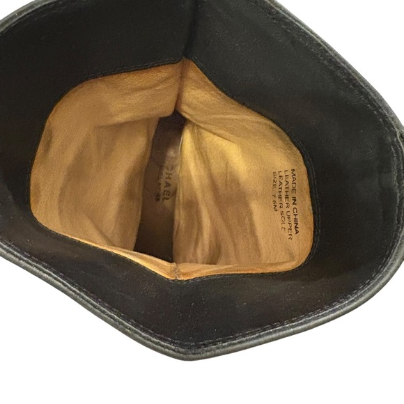 Michael Kors Women’s Fulton Harness Black Heeled Boots Size 7.5 Western - Picture 7 of 10